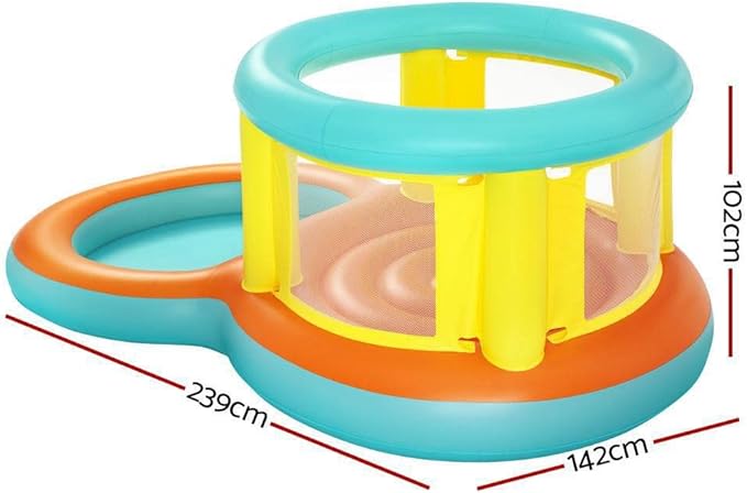 Structure gonflable et piscine de jeux Jumptopia de Bestway® (2,39 m x 1,42 m x 1,02 m).