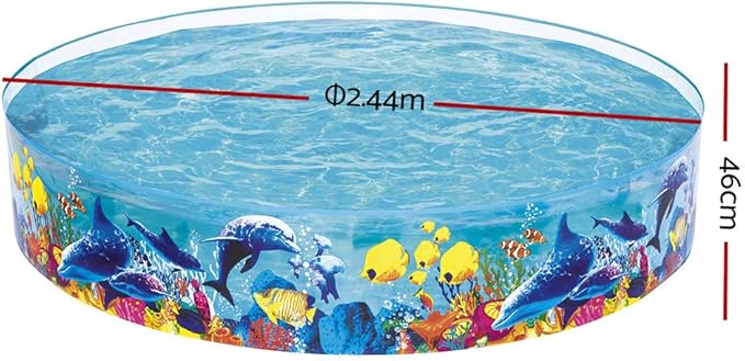 Piscine pour enfants Bestway 55031 dimensions 244 x 56 cm, multicolore