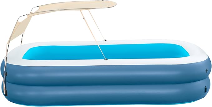 Piscine familiale Bestway Summer Bliss avec parasol, 2,54 m x 173 m x 16,81 m / 1,78 5/8