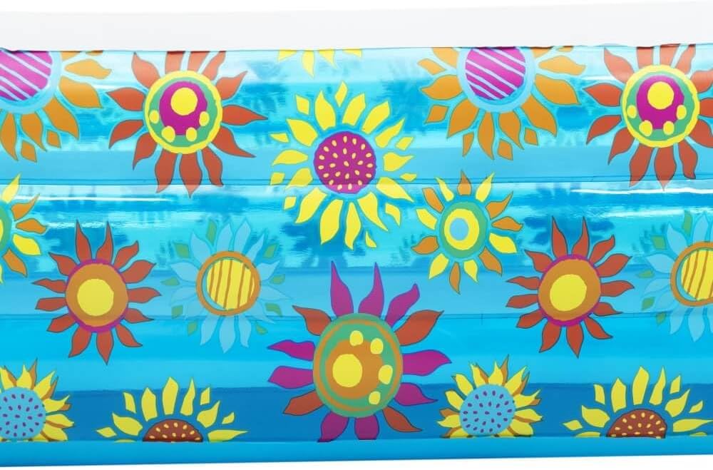 Piscine gonflable familiale rectangulaire 229 x 152 x 56 cm – 702 L PVC résistant