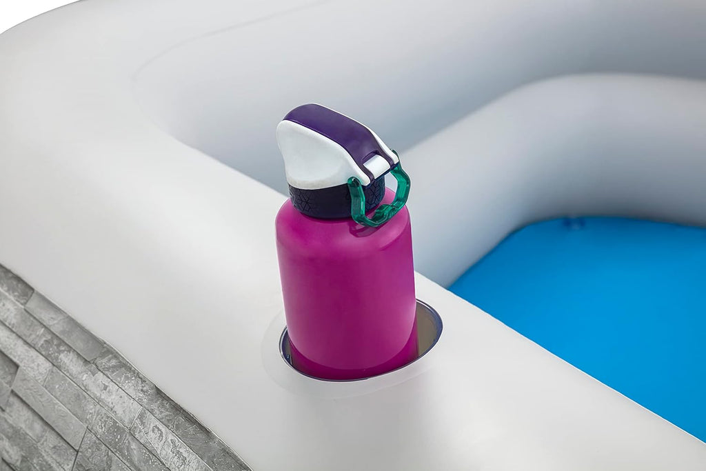 Piscine familiale TruPrint Stone 2,13 m x 2,06 m x 53 cm