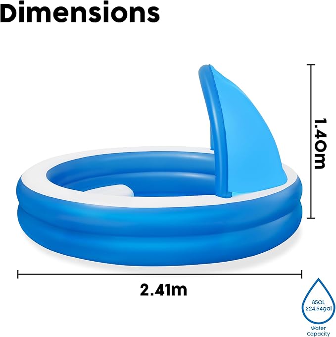 Piscine familiale Bestway Summer Days 2,41 m x 2,41 m x 1,40 m