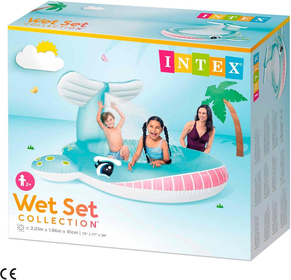 Piscine gonflable INTEX 57440NP Ballena avec arroseur