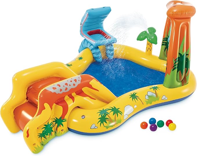 Dinosaure gonflable INTEX Center Games 249x191x109cm 272l (57444)