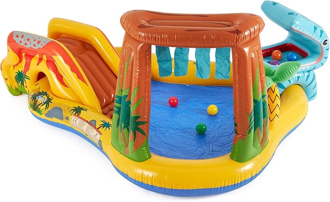 Dinosaure gonflable INTEX Center Games 249x191x109cm 272l (57444)