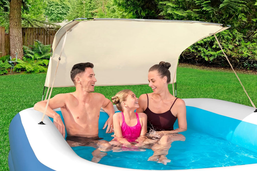 Piscine familiale Bestway Summer Bliss avec parasol, 2,54 m x 173 m x 16,81 m / 1,78 5/8