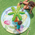 Piscine gonflable Intex avec jet d'eau et palmier, 173 x 104 cm