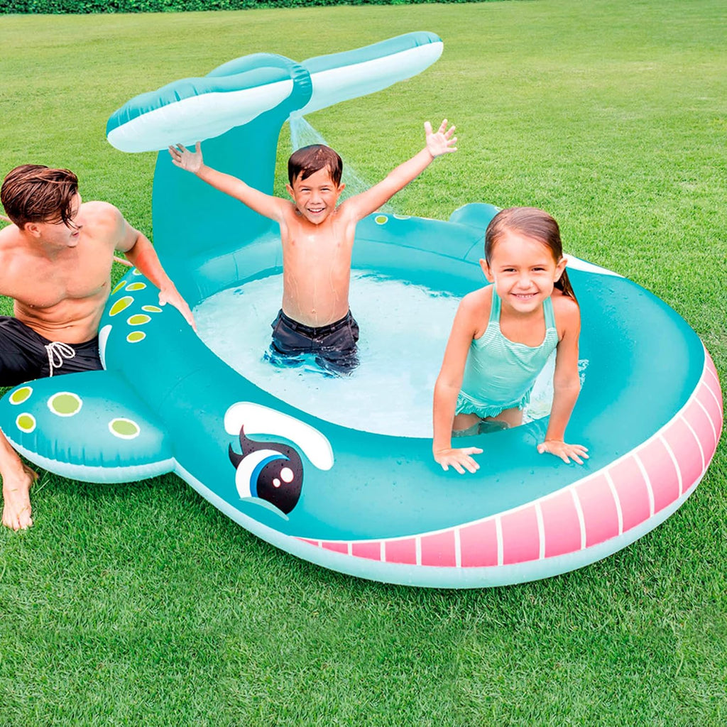 Piscine gonflable INTEX 57440NP Ballena avec arroseur