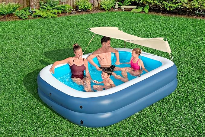 Piscine familiale Bestway Summer Bliss avec parasol, 2,54 m x 173 m x 16,81 m / 1,78 5/8