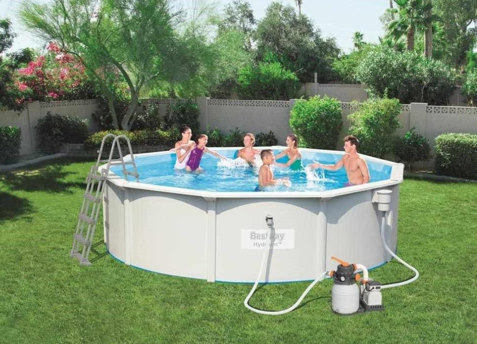 Piscine hors sol circulaire Bestway - Hydrium Steel (457x 122 cm)