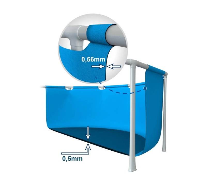 Piscine tubulaire amovible pour enfants Bestway Splash-In-Shade 244 x 51 cm